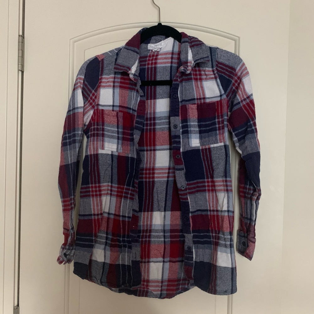 Red, White, and Blue Flannel